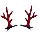 Amazon hot sale antler hair clip christmas decoration christmas hair accessories hair clip