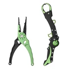 New color aluminium fishing tools cutting pliers foldable fish lip grip fishing tools set