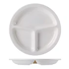 Factory Stock Divided Plates Dishes Melamine, Reusable Plastic Divided Plates