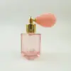 Glass 35ml Rectangle Short Sprayer Airbag Cosmetic Perfume Bottle