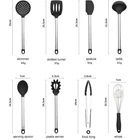 Hot Sale Kitchen Gadgets Steel and Silicone Pasta , BBQ Food Tong