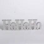 Christmas Glitter HoHoHo Sign Wooden Letters Crafts