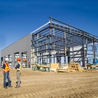 Low Cost Large Span Prefab House Design Prefabricated Steel Structure Warehouse In Uganda