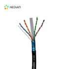 Hot product 4 Pairs UV Resistant PE Jacket Outdoor Cat 6a UTP/FTP Networking Cable