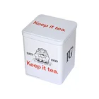 High Quality Square Big Tea Tin Can Wholesale Metal Tea Packing Tin Box