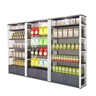 High quality double-sided supermarket equipment shelf gondola shelving