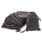 Wedding Candy Gift Pink Velvet Jewelry Drawstring Bag Pouch