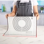 Stick 26x29cm Non Slip Easy Clean Non Stick Silicone Baking Mat Kneading Pad