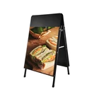 Factor direct advertising stand double sides awesome promotion signs iron outdoor frames display folding poster board