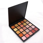 Imported Wholesale Private Label Cosmetics OEM 25 colors Glitter Eyeshadow Palette For Eye makeup