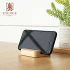 Solid Beech Wooden Cell Phone Holder Desk Mobile Phone Holder