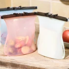 New Design Eco-Friendly Travel Silicone Food Storage Bags