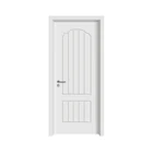 China Supplier wooden door for bathroom single flower designs entrance in low price