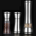 food grade 304 stainless steel pepper grinder metal pepper mill