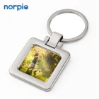 Photo Keychain Gift Square Shape Sublimation Metal Keychain