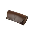 sunglasses case soft leather spectacle case custom logo eye glass pouch