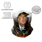 Custom 3D Digital Printing Tube Scarf Neck Gaiter Ice Silk Donald Trump Bandana Mask with Filter