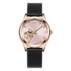 Movement Watches Custom Luxury Elegant Stainless Steel Skeleton Automatic Movement Women Mechanical Watches