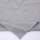 Hot sale stock super soft woven plain dyed dress 100%rayon grey fabric price