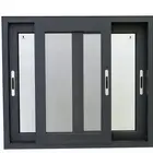 Design High Quality Home Shutters Zambia Aluminum Window Tempered Glass Sliding Windows 10 Years Warranty