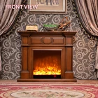 Fireplace Insert European Style Mdf Mantel China Marble Fireplace Insert With LED Multi Color Flame