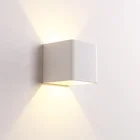 CRI 70 3000 k-7000 18k スクエアブラック屋内研究現代 led ウォールライトランプリビングルーム