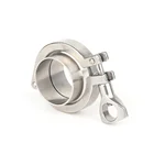 Steel Sanitary Clamp Tri Fittings Sanitary Tri Clamp Complete Set Stainless Steel Union Fitting