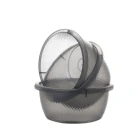 Round shape face washing basin plastic hand wash basin