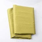 100% polyester ripple fold style factory supply woven plain dope dyed green home textile slub yarn curtain fabric