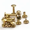 Belt Screw Leather Chicago Nail Brass Solid Rivets Stud