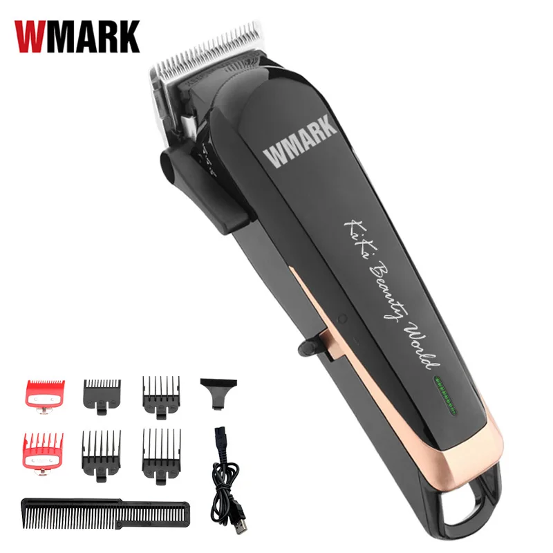 Wmark Cordless Salon Baber Adjustable Length With Blade Professional Hair Clipper Hair Trimmer Buy 2019 High Quality Cordless Hair Trimmer