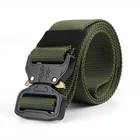Belt Tactical Belt Military Style Webbing Riggers Belt Heavy-Duty Quick-Release Metal Buckle Belt For Men