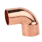 Factory Hvac Welding Wholesale Ending pipes Street Elbow 90 Copper Fitting