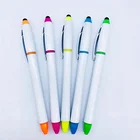 Multi Colored Pens Highlighters Hot-selling Low-cost Pens High-quality Plastic Highlighters AET0012