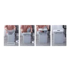 15L Home Sensor Automatic Kitchen Garbage Bin Large Trash Can//