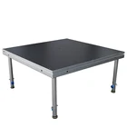 Quick and easy set up 445.6kg/pcs aluminum portable event stage