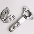 furniture hardware 35 mm cup iron concealed auto hydraulic soft close cabinet clip on hinge