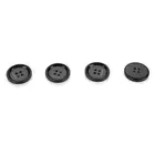 Hot sale fancy well made sew on 4 holes resin jeans button