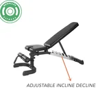 Bench Stable Cross Fit 6 Level Adjustable FID Sit Up Bench