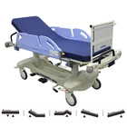 Hospital ICU ABS guradrail medical hydraulic stretcher