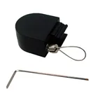Luxury goods protection pull box with steel cable/security cable anti theft pull box retractable mechanism