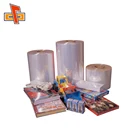 Wholesale accept custom order transparent heat sensitive moisture proof printed plastic wrap for dishes packaging