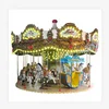 Amusement park ride fairground rides carousel horse for sale kiddie carousel, merry go round with LED lights