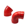 Ductile cast iron grooved pipe fittings and pipe fitting Elbow iron pipe fittings-elbow grooved 11.25, 22.5,45,90 degree elbow