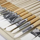 25pcs Artist Value Pack Canvas Bag Student Art Paint Brush Set