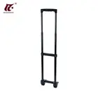 Plastic telescopic suitcase aluminum luggage trolley handle with good quality