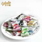 bag packing sweet chew soft chewy fruit candy milk banana soft matcha candies strawberry chewy candy