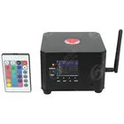 Small 18w 6in1 rgbwa uv wireless battery uplights with remote control