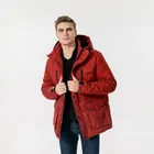 Men Jacket New Outdoor Wind Padding Long Windbreaker Men Jacket Coat With Hood Winter Warm Fur Inside