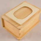 Personalized Custom Book Shape Wooden Gift Box For Treasure Keepsake Storage